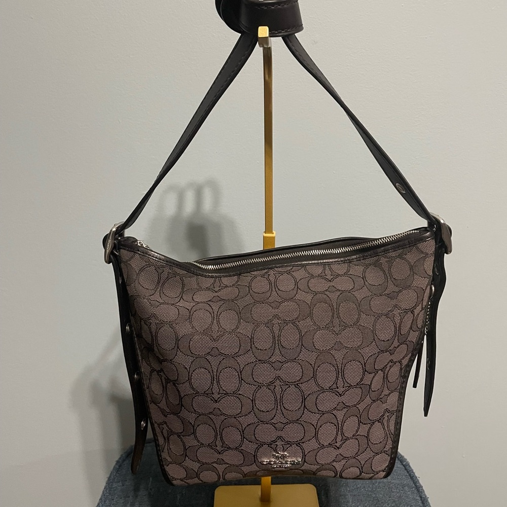 Coach Dufflette in Signature Jacquard